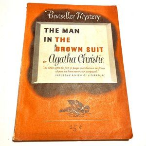 ANTIQUE: “The Man in the Brown Suit” by Agatha Christie, 1924